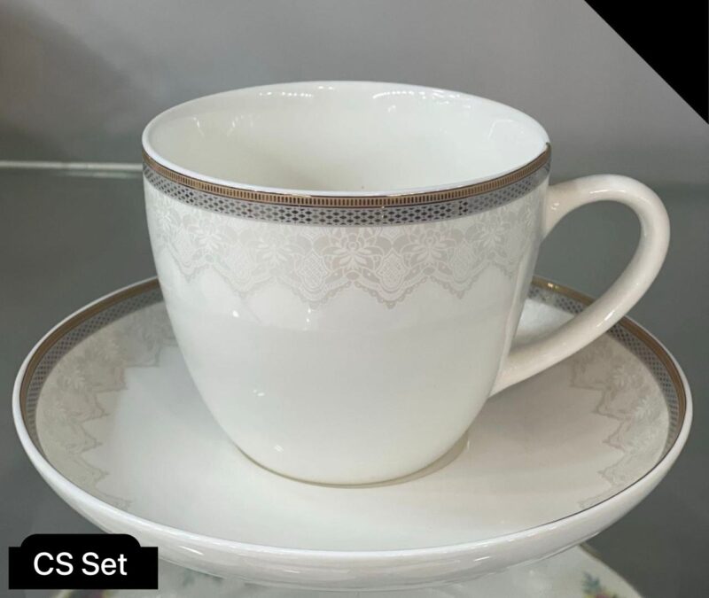 Super Bone China cup & Saucer Set-Available in pack of 6 or 12 - Image 2