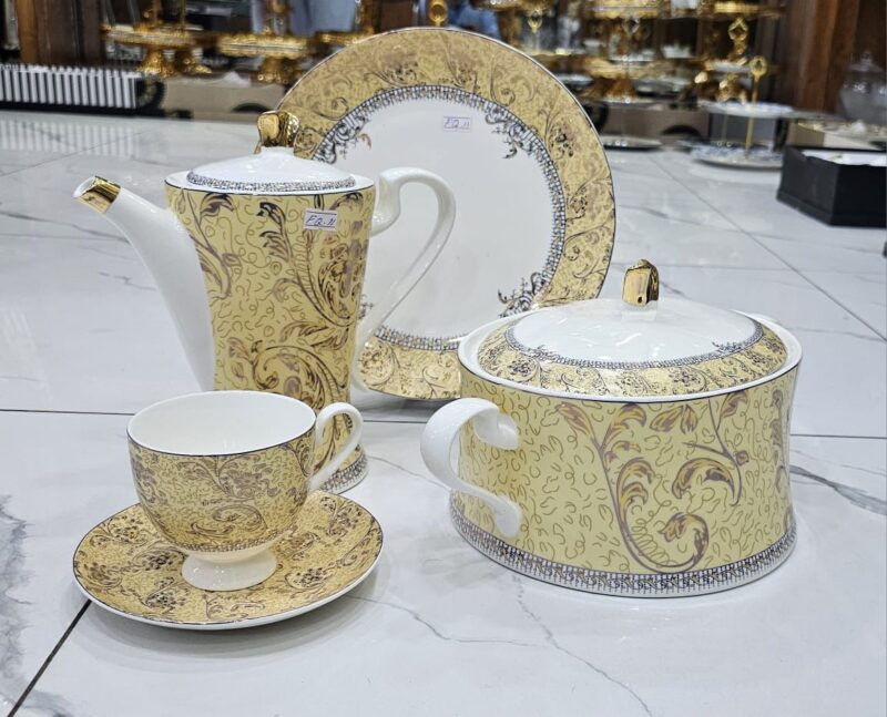61 Super China Bone Dinner Set Including - Image 3